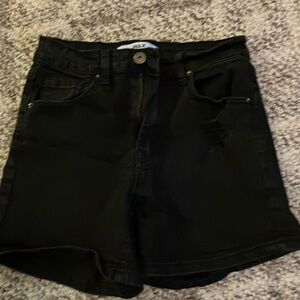 FINAL PRICE! Juniors Wax Collection Black Jean Shorts